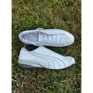 PUMA Jago NP White Metallic Silver Men’s Running Shoes 184400-01
